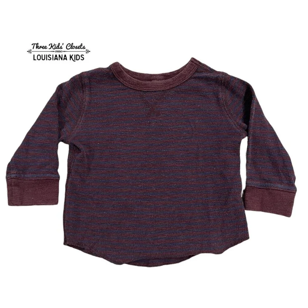 Baby Gap 12-18m Striped Thermal Shirt